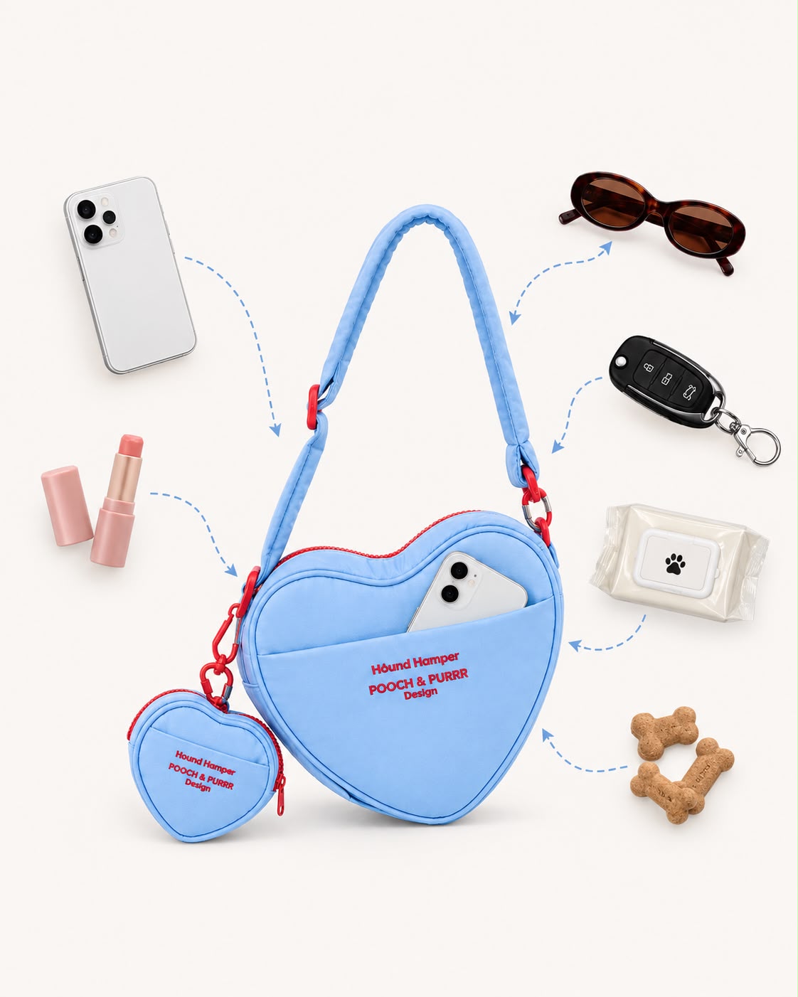 PUPPY LOVE BAG愛心包