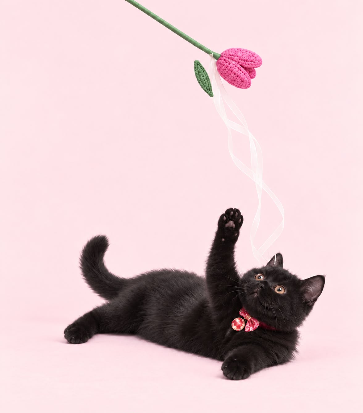 花朵逗貓棒DUSTY ROSE